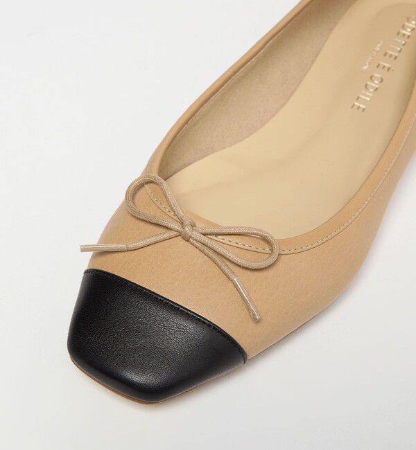 ODETTE E ODILE「【WEB限定】バレエコンビスクエア フラット10■&uarr;」|バレエシューズ|