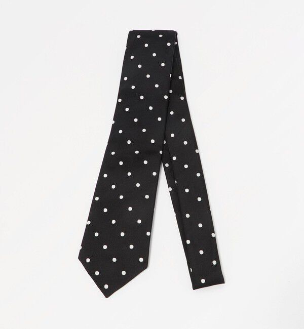 UNITED ARROWS「ミディアム ドット ネクタイ」|ネクタイ・蝶ネクタイ|BLACK