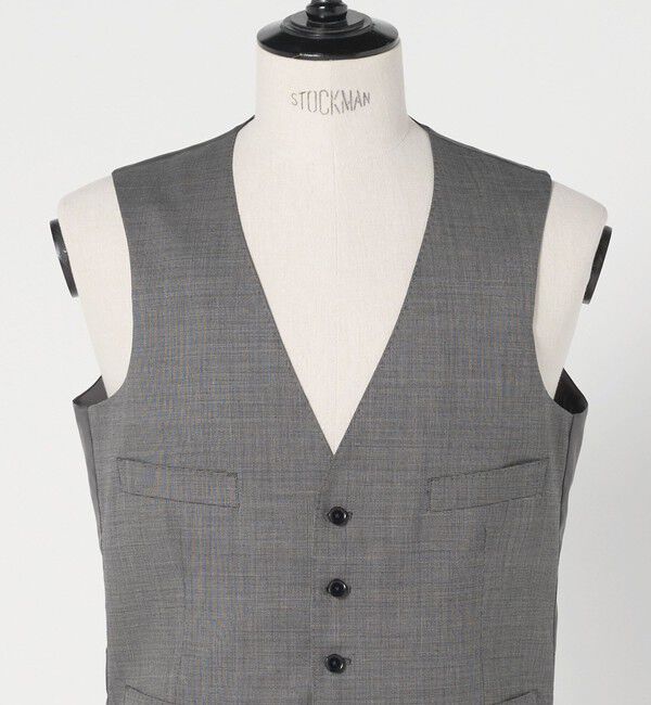 UNITED ARROWS「ピンチェック ５ボタン ベスト」|その他|