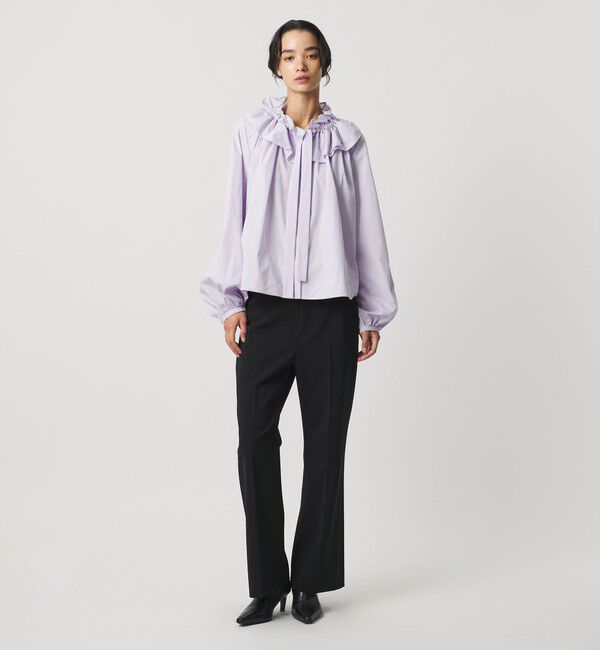 AEWEN MATOPH「＜AEWEN MATOPH＞ギャザーリボンブラウス ‐ ウォッシャブル ‐」|シャツ・ブラウス|