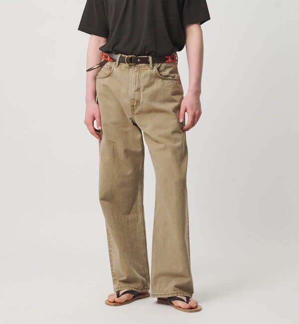 UNITED ARROWS「ロープ染めカラーデニム バギー5ポケット」|デニム|