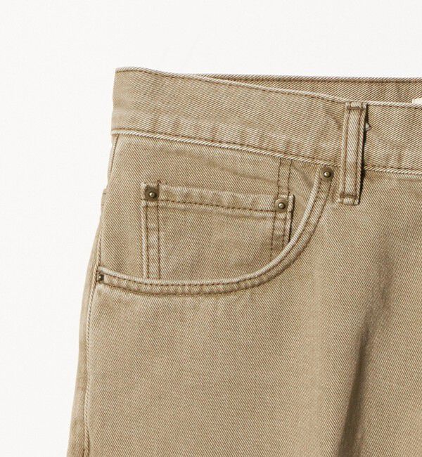 UNITED ARROWS「ロープ染めカラーデニム バギー5ポケット」|デニム|