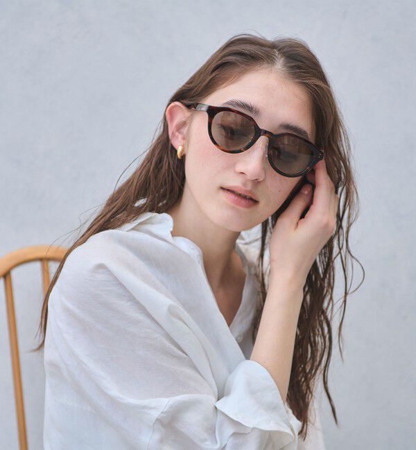 UNITED ARROWS「THICK クラウンパント サングラス」|サングラス|DK.BROWN