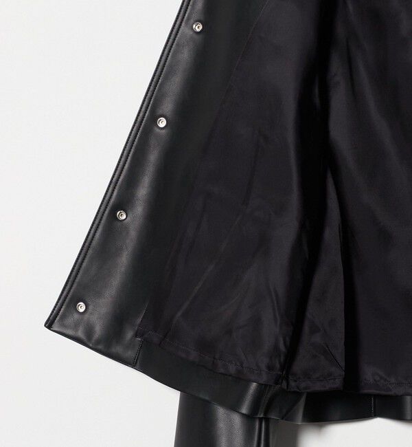 UNITED ARROWS「レザーライク ショートブルゾン」|ブルゾン・スタジャン|