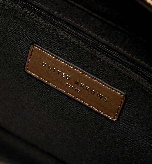 UNITED ARROWS「キャンバスコンビ スクエア トートバッグ」|トートバッグ|