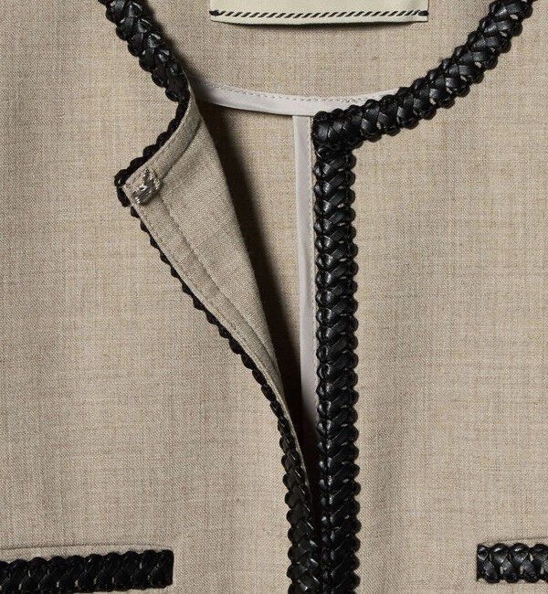 UNITED ARROWS「Spiree ASAMI ノーカラー ジャケット」|ノーカラージャケット|