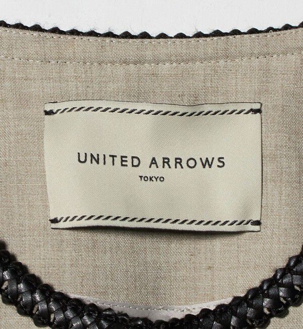 UNITED ARROWS「Spiree ASAMI ノーカラー ジャケット」|ノーカラージャケット|