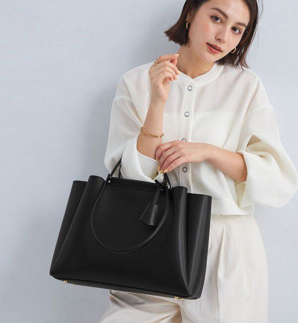 UNITED ARROWS green label relaxing「【WEB限定】NEW ダブルハンドルトートバッグ / A4 / 通勤 / PCバッグ付き」|ショルダー・メッセンジャー|