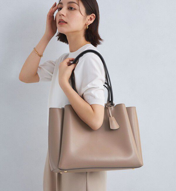 UNITED ARROWS green label relaxing「【WEB限定】NEW ダブルハンドルトートバッグ / A4 / 通勤 / PCバッグ付き」|ショルダー・メッセンジャー|