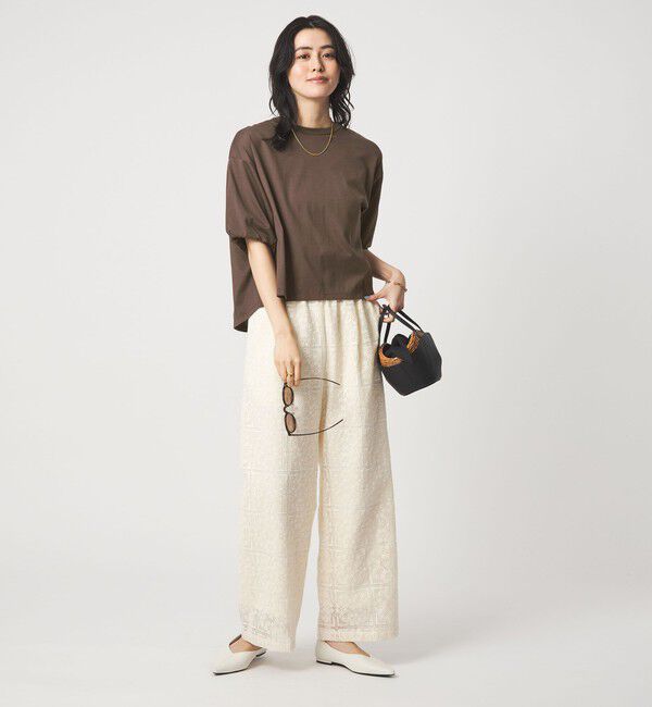 UNITED ARROWS green label relaxing「ギャザースリーブ プルオーバー カットソー」|Tシャツ・カットソー|