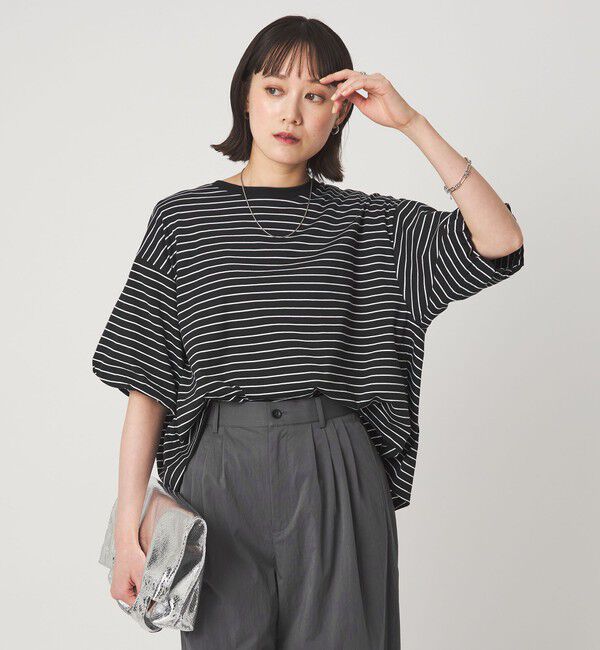 UNITED ARROWS green label relaxing「ギャザースリーブ プルオーバー カットソー」|Tシャツ・カットソー|