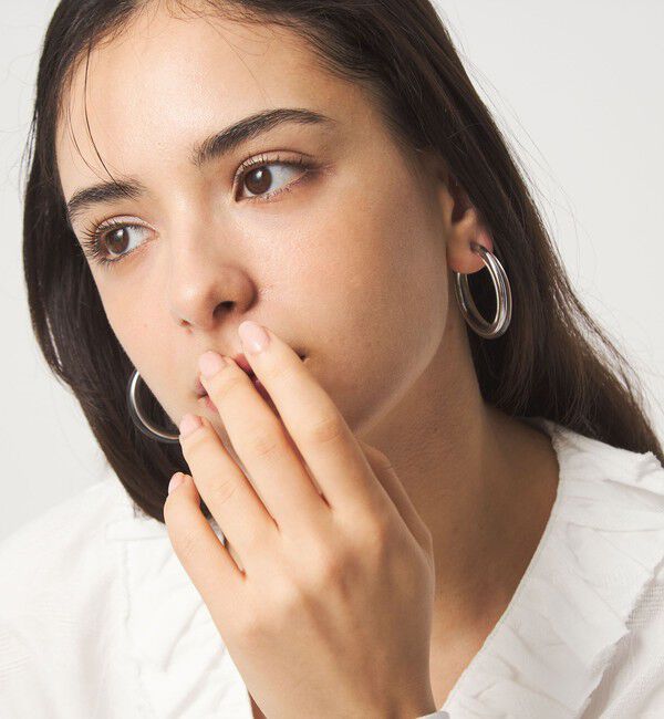 UNITED ARROWS green label relaxing「フープ イヤリング」|イヤリング|