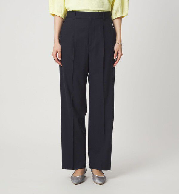 UNITED ARROWS green label relaxing「［size SHORTあり］ライト カチリラ ストレート パンツ」|スラックス|