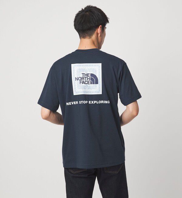 UNITED ARROWS green label relaxing「【WEB限定】＜THE NORTH FACE＞ショートスリーブ バンダナ Tシャツ」|Tシャツ・カットソー|NAVY