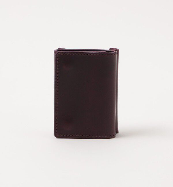 BEAUTY&YOUTH UNITED ARROWS「＜Dono＞レザー 三つ折り ウォレット」|財布|PURPLE