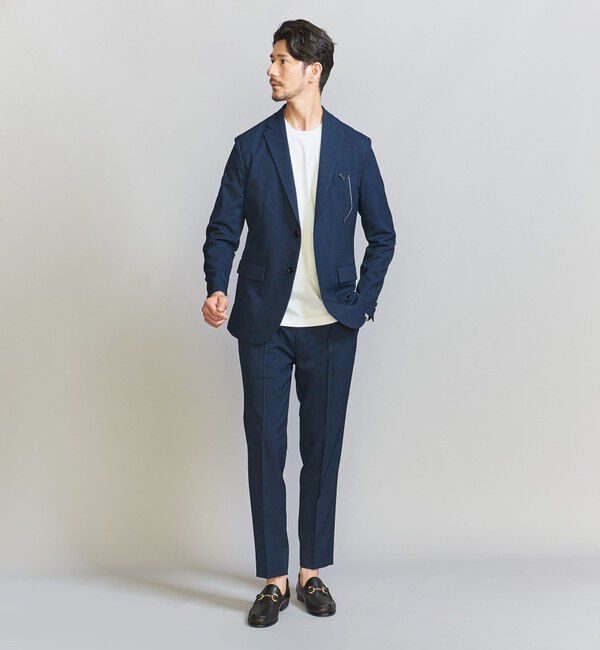 BEAUTY&YOUTH UNITED ARROWS「【WEB限定 WARDROBE SMART】LANATEC セットアップ/背抜きジャケット＆イージーパンツ」|スーツ|