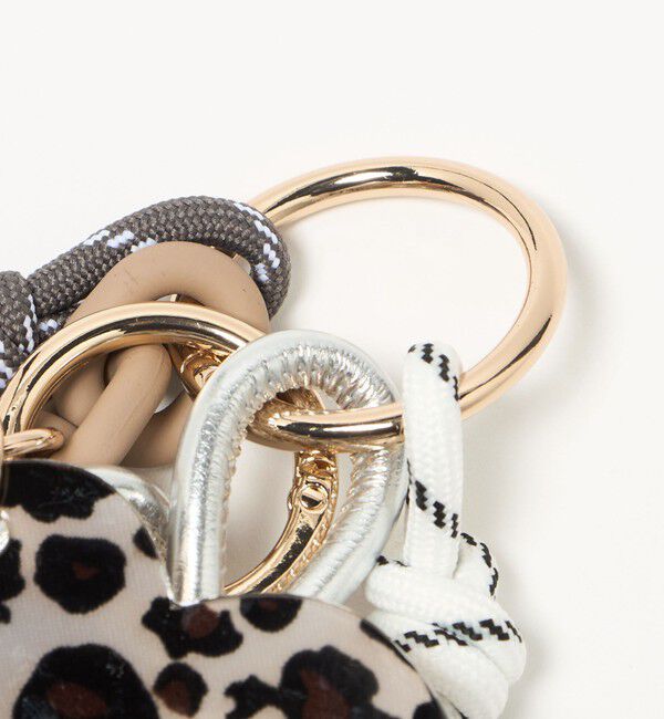 BEAUTY&YOUTH UNITED ARROWS「＜VIOLAd&rsquo;ORO＞レオパード ハート バッグチャーム」|キーケース|