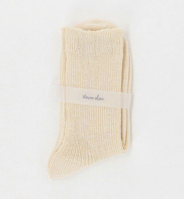 STEVEN ALAN「＜Steven Alan＞リブ ソックス」|ソックス|
