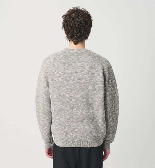 BEAUTY&YOUTH UNITED ARROWS「ガーター ステッチ スラブ クルーネック ニット ウォッシャブル」|ニット・セーター|