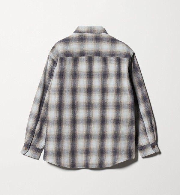 BEAUTY&YOUTH UNITED ARROWS「ドライ ネル オンブレ レギュラーカラー シャツ GRANDE型」|シャツ・ブラウス|