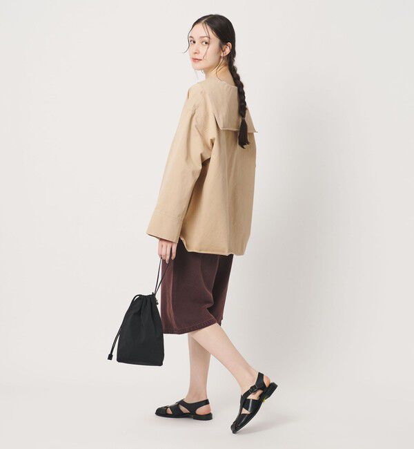 BEAUTY&YOUTH UNITED ARROWS「＜She is-.＞レースアップ セーラーカラー ブラウス」|シャツ・ブラウス|