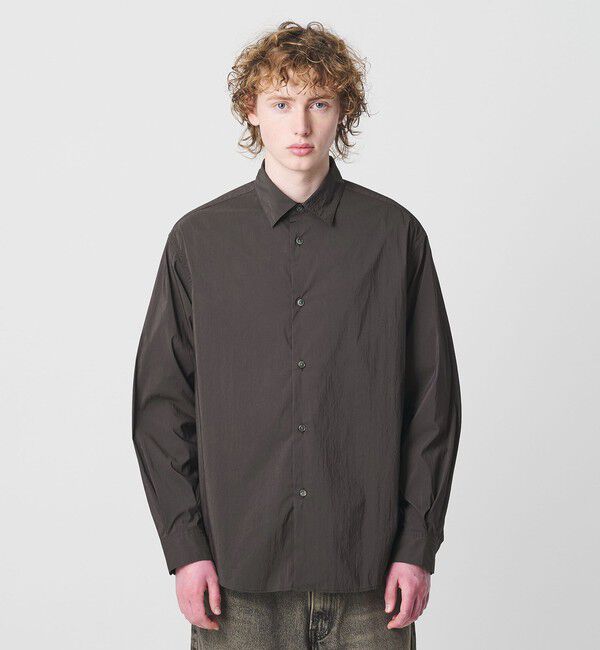 BEAUTY&YOUTH UNITED ARROWS「ライト コットンナイロン ワッシャー レギュラーシャツ GRANDE TAPERD型」|シャツ・ブラウス|