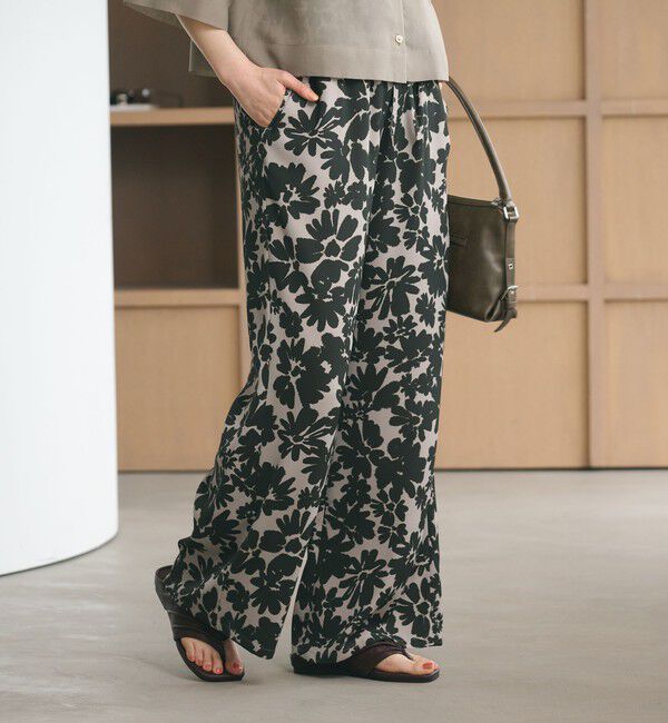 BEAUTY&YOUTH UNITED ARROWS「フラワープリント イージーパンツ ウォッシャブル」|その他|