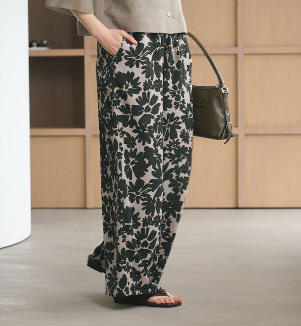 BEAUTY&YOUTH UNITED ARROWS「フラワープリント イージーパンツ ウォッシャブル」|その他|