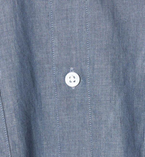 STEVEN ALAN「＜Steven Alan＞ シアーデニム レギュラーカラー シャツ LOOSE」|シャツ・ブラウス|
