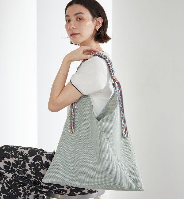 BEAUTY&YOUTH UNITED ARROWS「【別注】＜LE VERNIS＞パラコード メッシュ バッグ」|トートバッグ|LT.GRAY