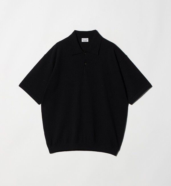 BEAUTY&YOUTH UNITED ARROWS「KNITEE クリンプコットン ニット ポロシャツ ウォッシャブル」|ニット・セーター|