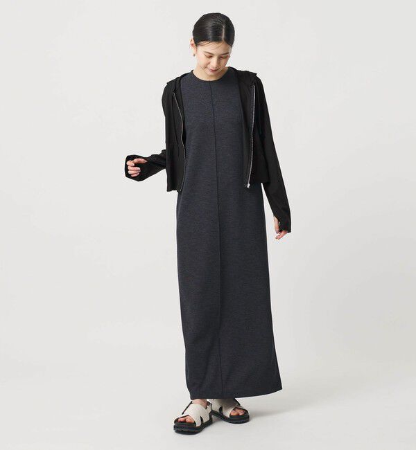 BEAUTY&YOUTH UNITED ARROWS「【WEB限定 Wardrobe DAILY MINIMAL】フードジップパーカー UVカット 接触冷感 ウォッシャブル」|パーカー|
