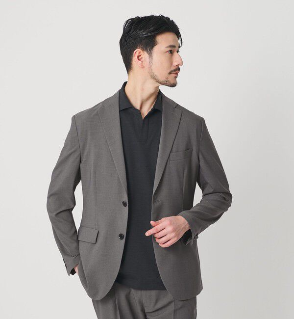 BEAUTY&YOUTH UNITED ARROWS「【WEB限定 WARDROBE SMART】 Reflax ポプリン ジャケット＆イージーパンツ」|スーツ|