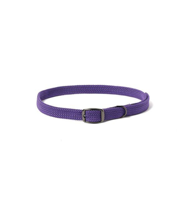 BEAMSBOY「MENDOTA PRODUCTS / DOUBLE BRAIDED COLLAR」|ベルト|PURPLE