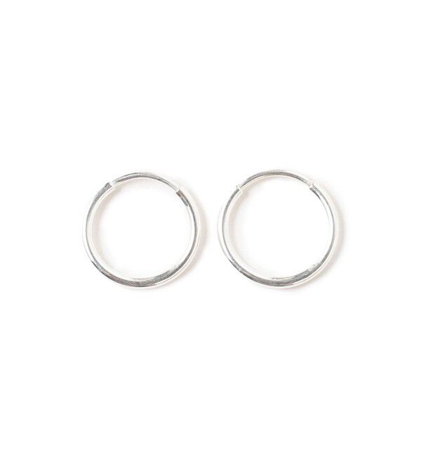 Ray BEAMS 「シルバー 12mm フープ ピアス」|ピアス|SILVER