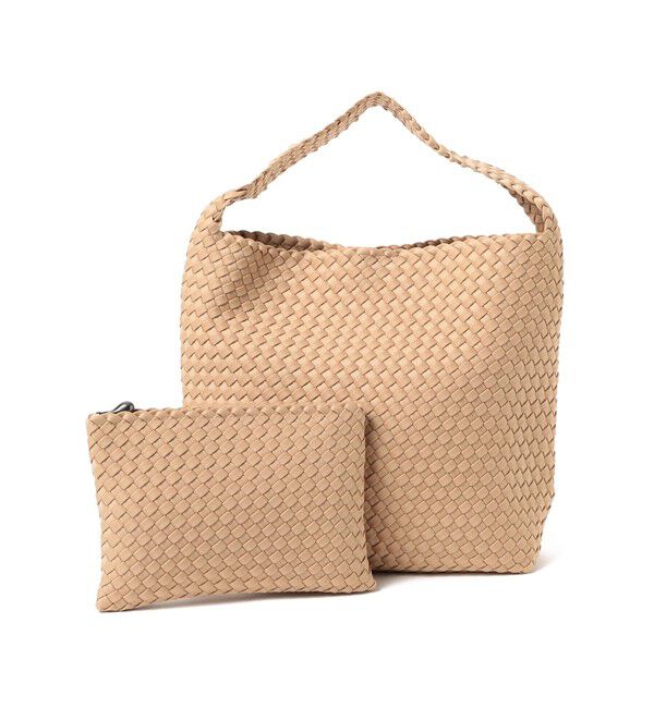 Demi-Luxe BEAMS 「NAGHEDI / イントレチャート ショルダーバッグ〈CAMEL〉」|トートバッグ|