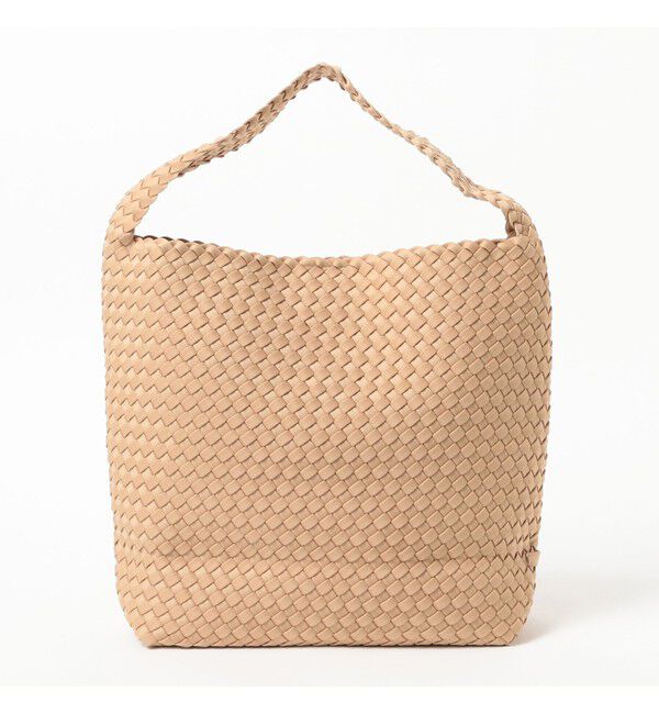 Demi-Luxe BEAMS 「NAGHEDI / イントレチャート ショルダーバッグ〈CAMEL〉」|トートバッグ|