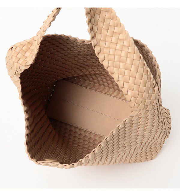 Demi-Luxe BEAMS 「NAGHEDI / イントレチャート ショルダーバッグ〈CAMEL〉」|トートバッグ|