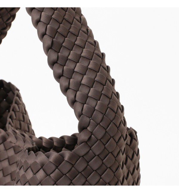 Demi-Luxe BEAMS 「NAGHEDI / イントレチャート ショルダーバッグ〈CAMEL〉」|トートバッグ|