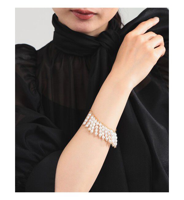 Demi-Luxe BEAMS 「jour couture / fringe.04 ブレスレット」|その他|WHITE