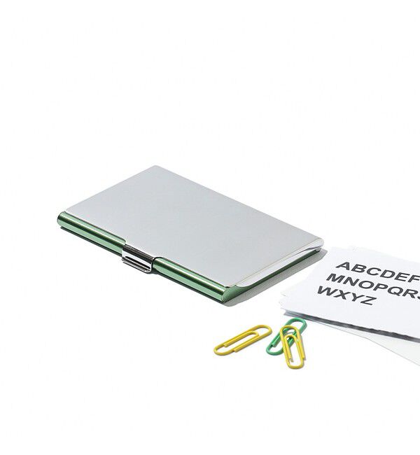 BEAMS「アルミカードケース」|ステーショナリー|GREEN