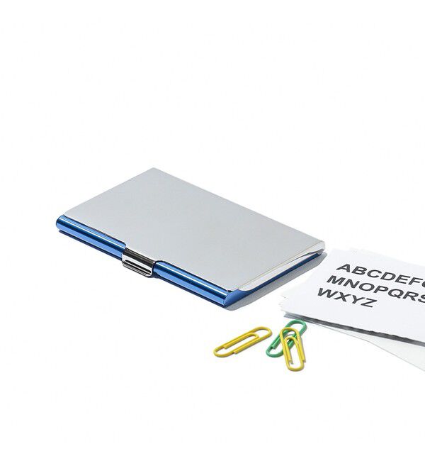 BEAMS「アルミカードケース」|ステーショナリー|BLUE