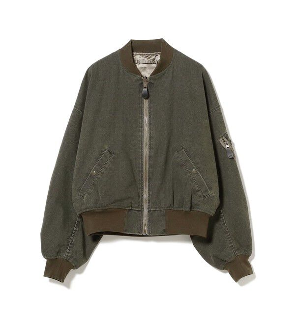 BEAMS「リバーシブル フェード ボンバー ジャケット」|ブルゾン・スタジャン|