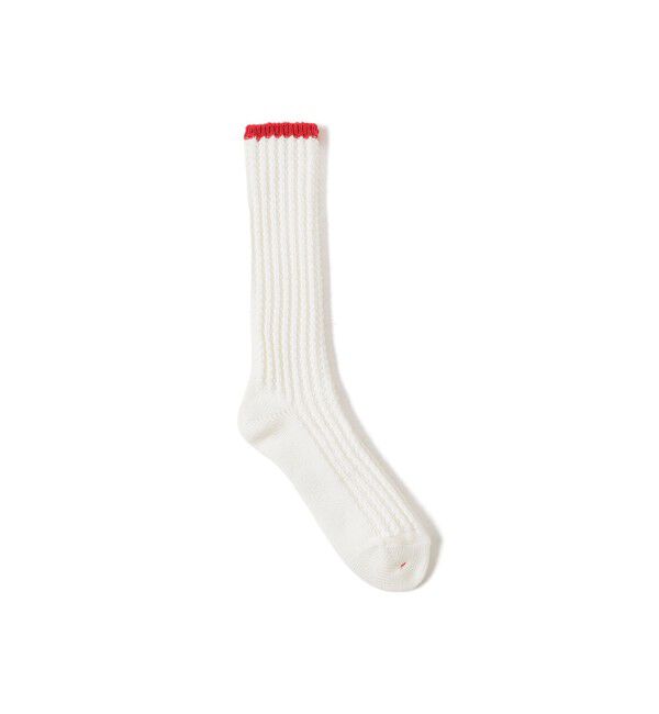 BEAMS PLUS「Baggy Socks」|ソックス|WHITE/RED