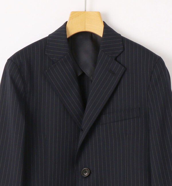 SHIPS KIDS「SHIPS KIDS:145～160cm / セレモニー ストライプ ジャケット」|テーラードジャケット|