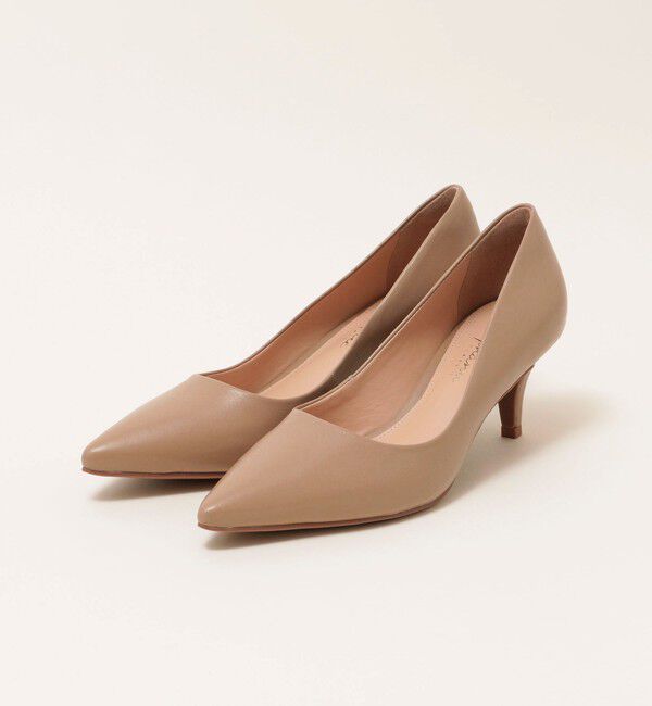 SHIPS any「Stephanie:ヒールパンプス」|パンプス|ベージュ