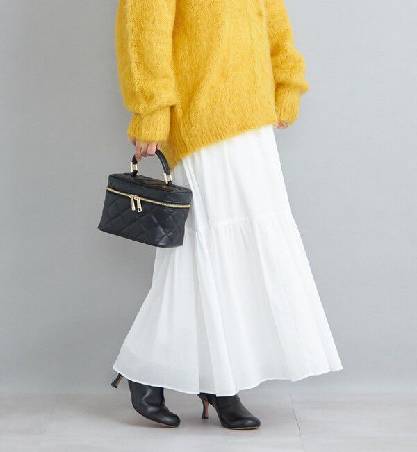 SHIPS for women「〈手洗い可能〉綿ドビー ティアード ギャザースカート◇」|スカート|