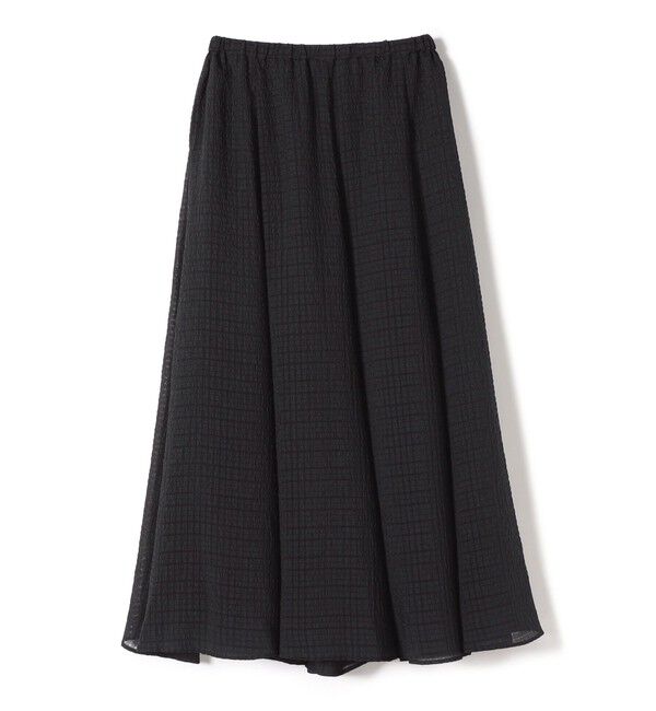 SHIPS for women「〈手洗い可能〉シアサッカー チェック ボリューム スカート◇」|スカート|