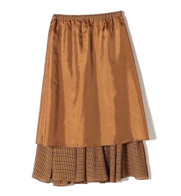 SHIPS for women「〈手洗い可能〉シアサッカー チェック ボリューム スカート◇」|スカート|