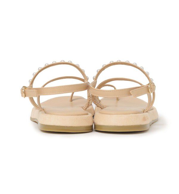 SHIPS for women「パールモチーフ ストラップ サンダル」|サンダル|